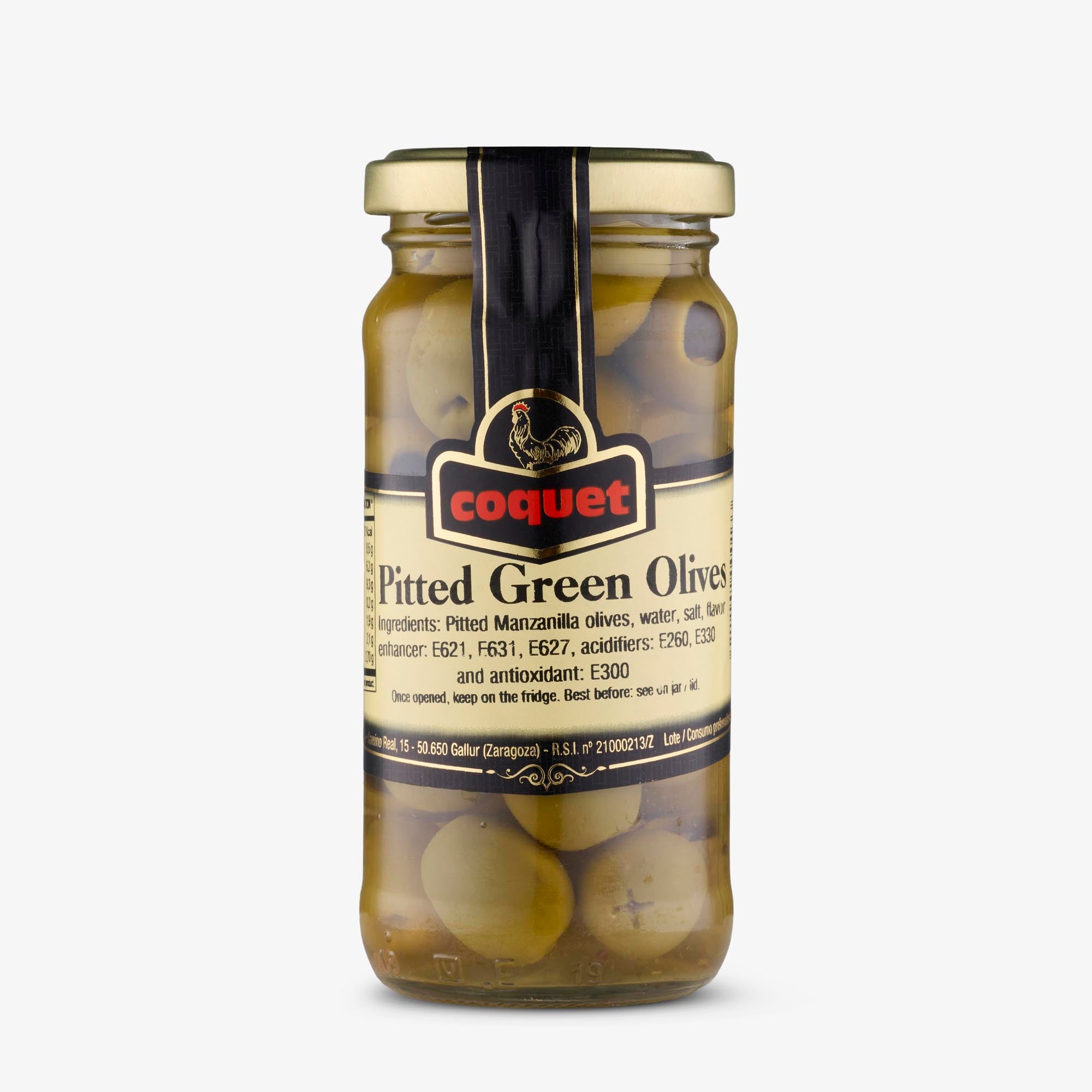 Coquet Green Manzanilla Olives Pitted