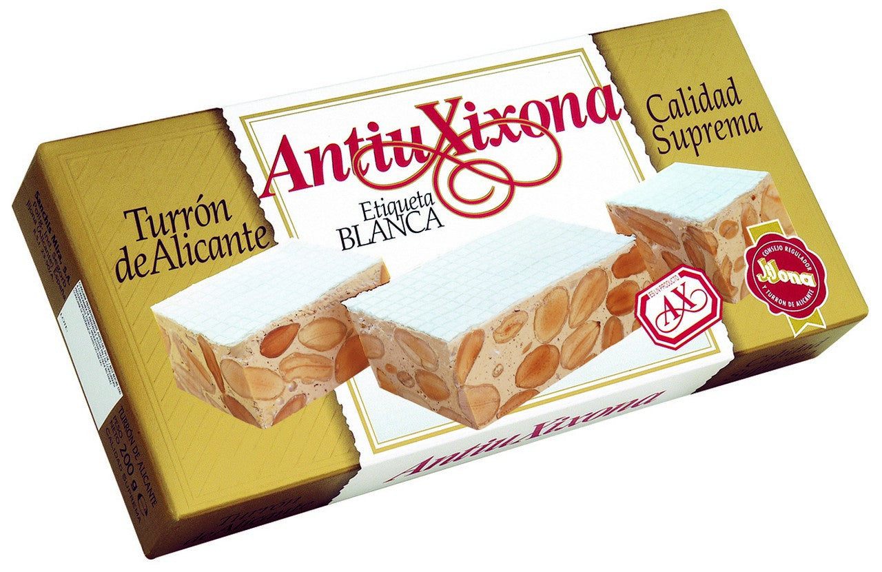 AntiuXixona Turron de Alicante - Hard Nougat with Almonds