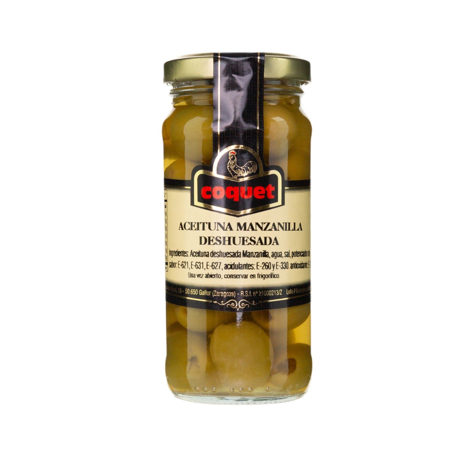 Coquet Green Manzanilla Olives Pitted