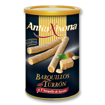 Turron Sticks AntiuXixona Barquillos de Turrón - Nougat Wafer Sticks | Savour Spain