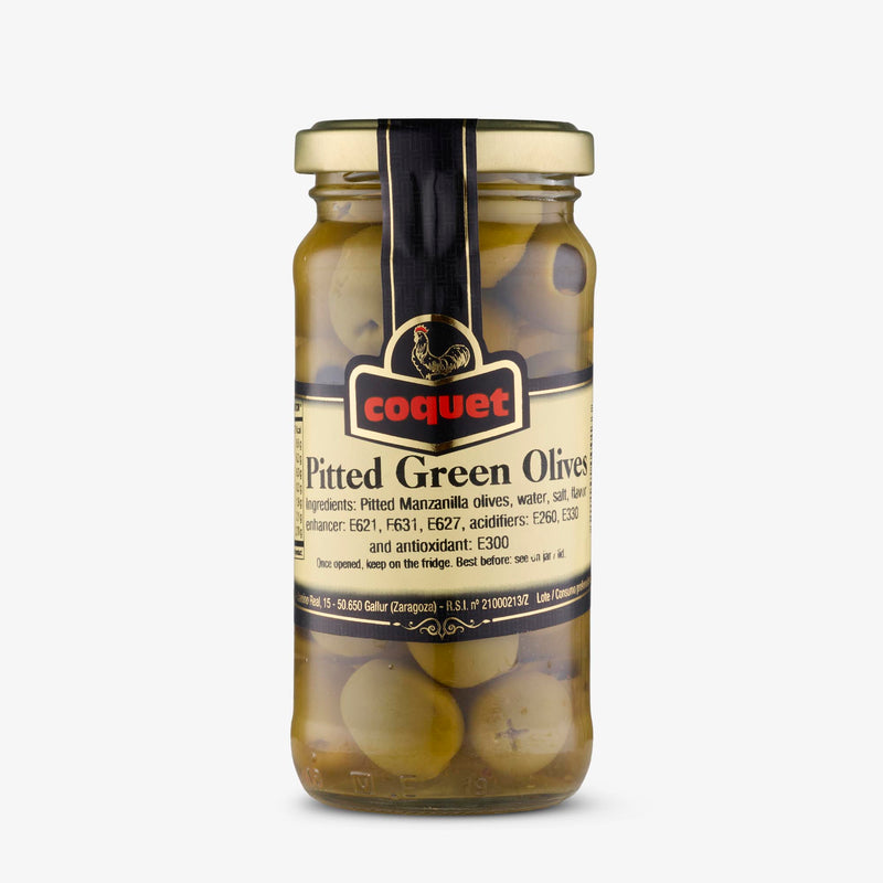 Coquet Green Manzanilla Olives Pitted