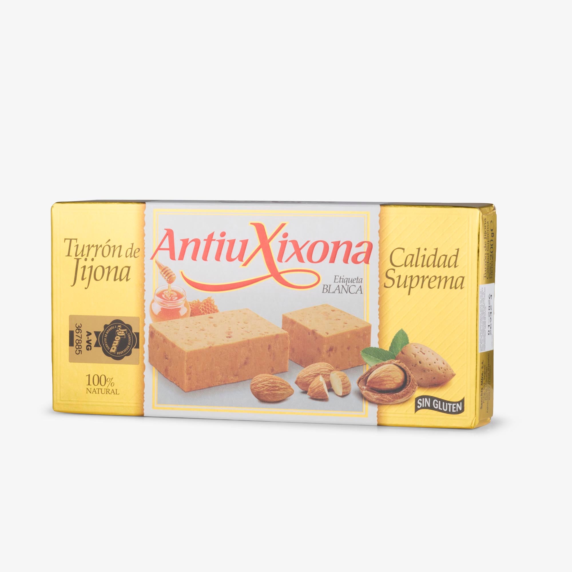 AntiuXixona Turrón de Jijona - Soft Nougat with Almonds