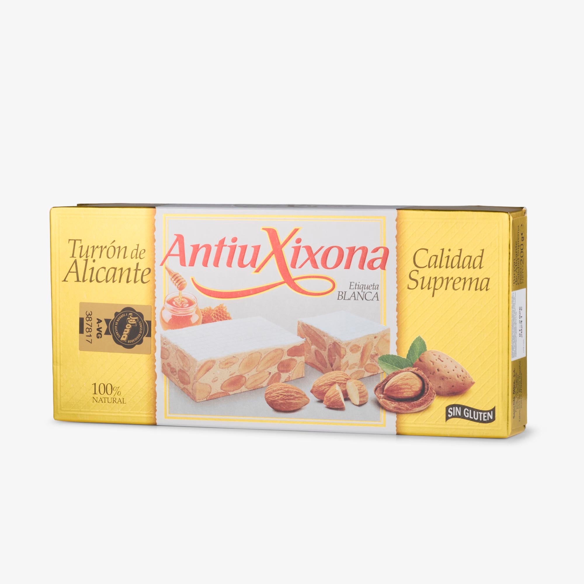 AntiuXixona Turron de Alicante - Hard Nougat with Almonds