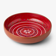 Regas Red Decorated Bowl