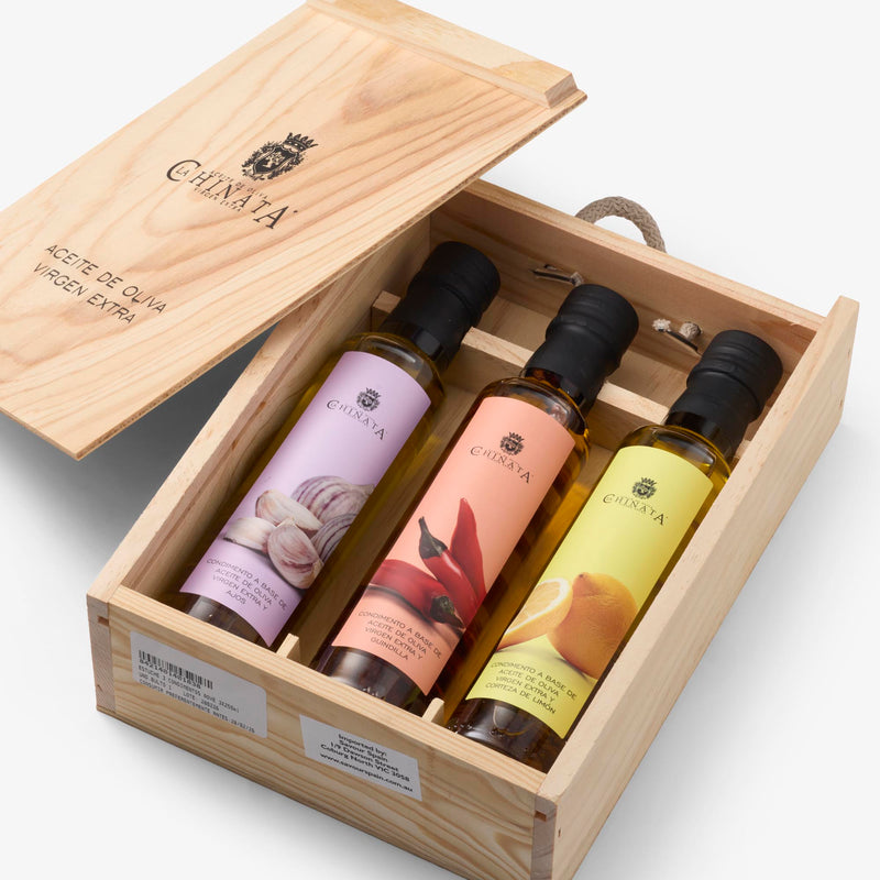 La Chinata Case of Flavoured Extra Virgin Olive Oil