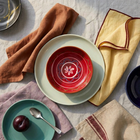 Regas Red Decorated Bowl