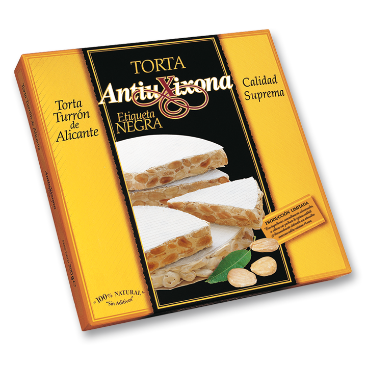 AntiuXixona Torta de Turrón - Hard Nougat Round with Almonds